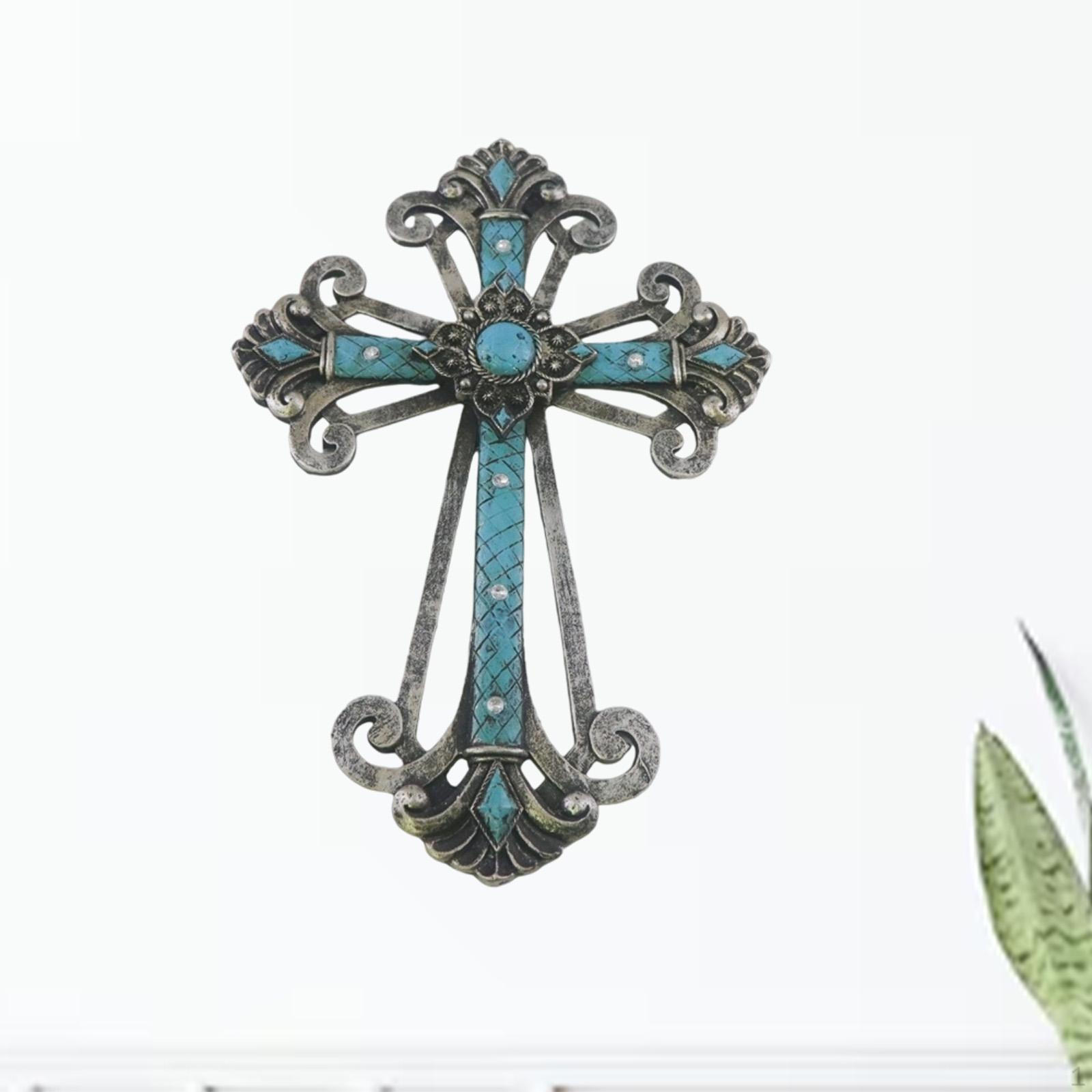 

Распятие Крест Фигурка Художественная Универсальная Подвесная Деталь Настенный Декор Декоративная Статуэтка 20cmx29cm