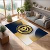 Tappeto Morbido Area Rug con Motivo Calcio Portsmouth FC Antiscivolo Tappeto per Pavimento Interno Tappetino Decorazione Sportiva per Camera da Letto