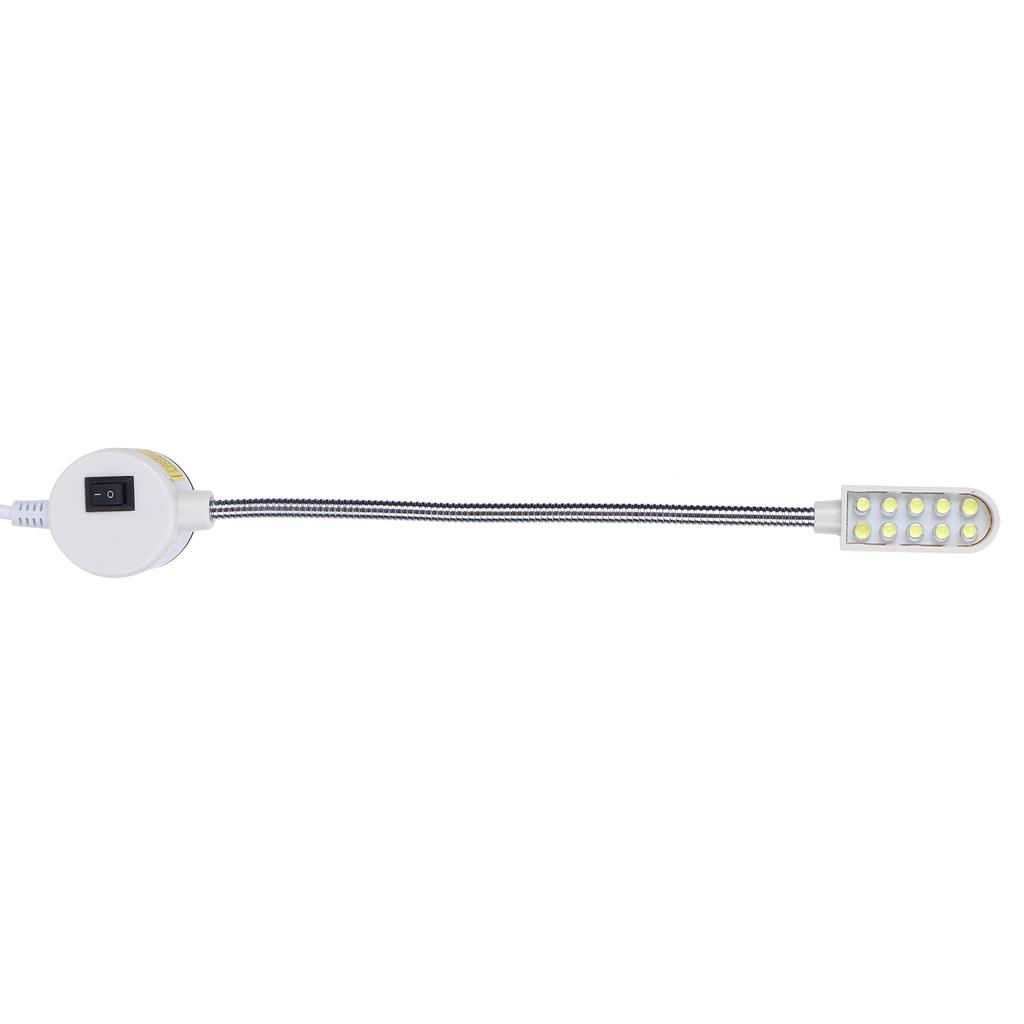LED Sewing Machine Light with 10pcs Chips Arm Lathe Working Lamp