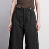 Chuyu Women's High-Waist Wrinkled Casual Pants
