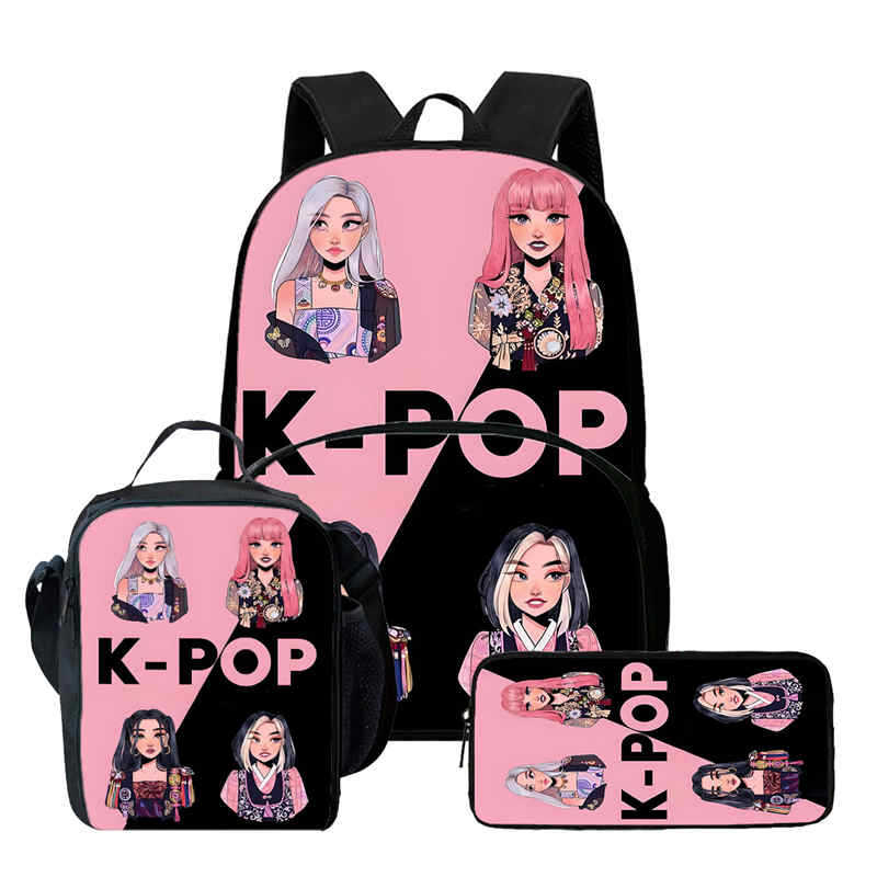 Kpop Witch Hunter Group Schoolbag High Definition Printing Casual Cross Border Light Backpack One Piece Hair