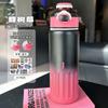 800ml High-value Insulated Cup, New Wear-resistant Straw Cups, Portable Large Capacity Stainless Steel Water Cup Thermos Bottle