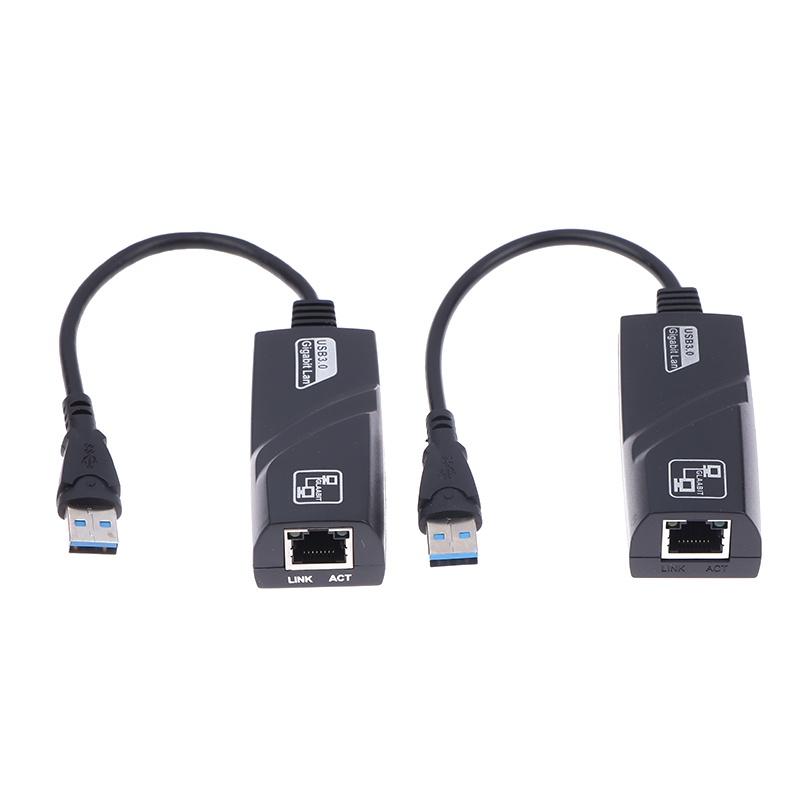 USB 3.0 na RJ45 síťový adaptér RTL8153 LAN Ethernet adaptér 100/1000Mbps Síťová karta pro Macbook Laptop Win10/11