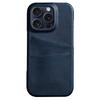 For iPhone 16 Pro Case Dual Card Slots PU Leather+Hard PC Phone Cover