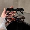 Retro Korea Style Eyeglasses Frame Student Transparent Oversized Computer Glasses Women Men Blue Light Blocking Spectacles Frame