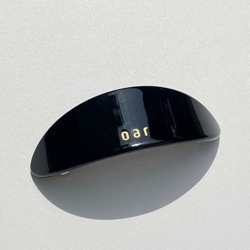 

oar Classic Big Marble Barrette [Black] Black