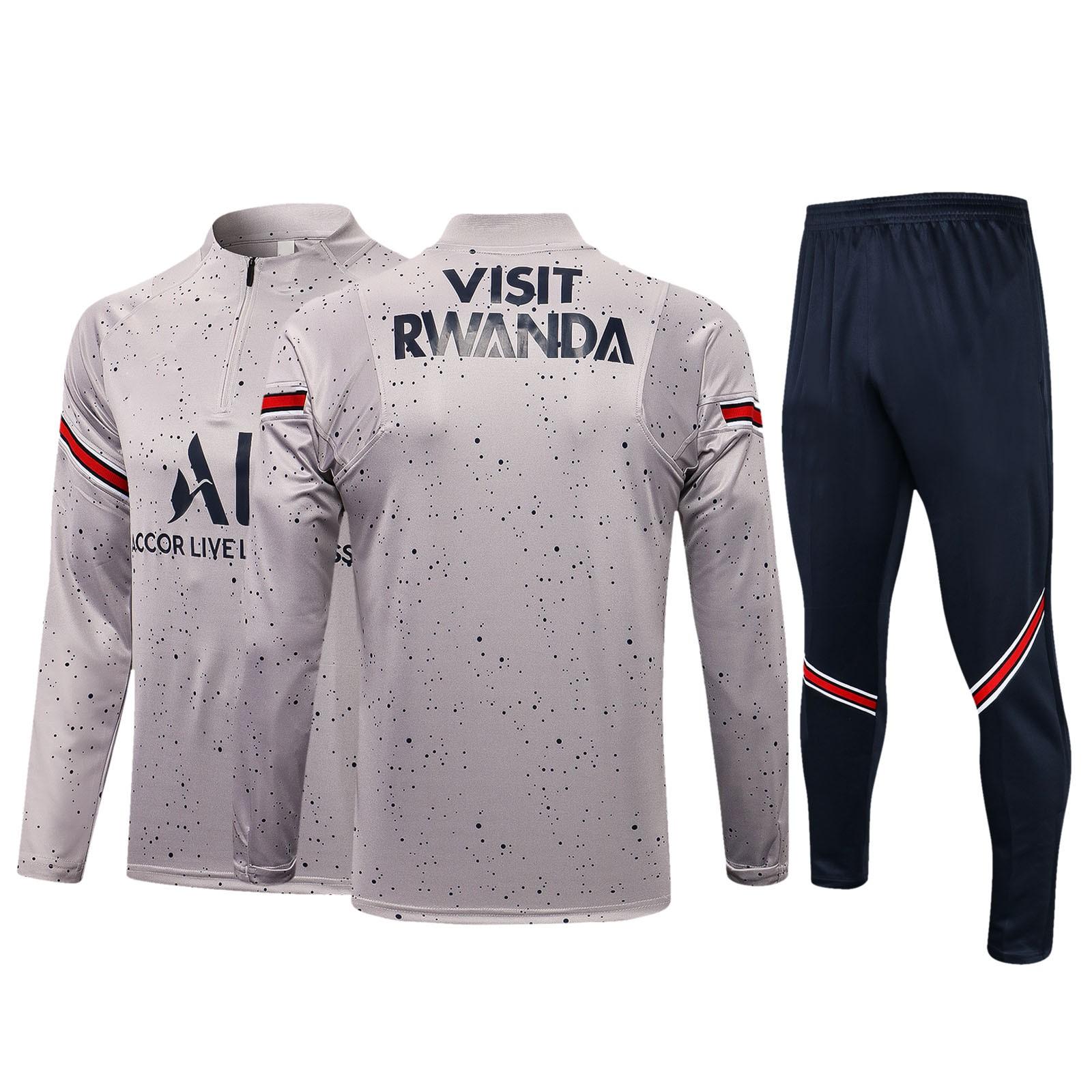 

Домашняя футбольная тренировочная форма Saint-Germain, новый сезон, комплект для взрослых, размер 18 бежевый