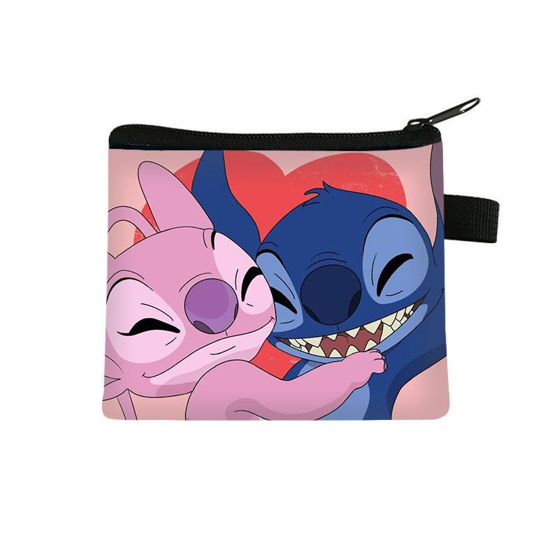 New Stitch Stitch Animation Peripheral Children'S Change Bag Portable Card Bag Coin Key Storage Bag