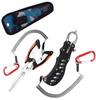 Sakura Direct Shipping 3rd Generation Fish Grip Lure Fish Fishing Pliers with Stainless Steel Fish Hook Line Safety Rope and Storage Case