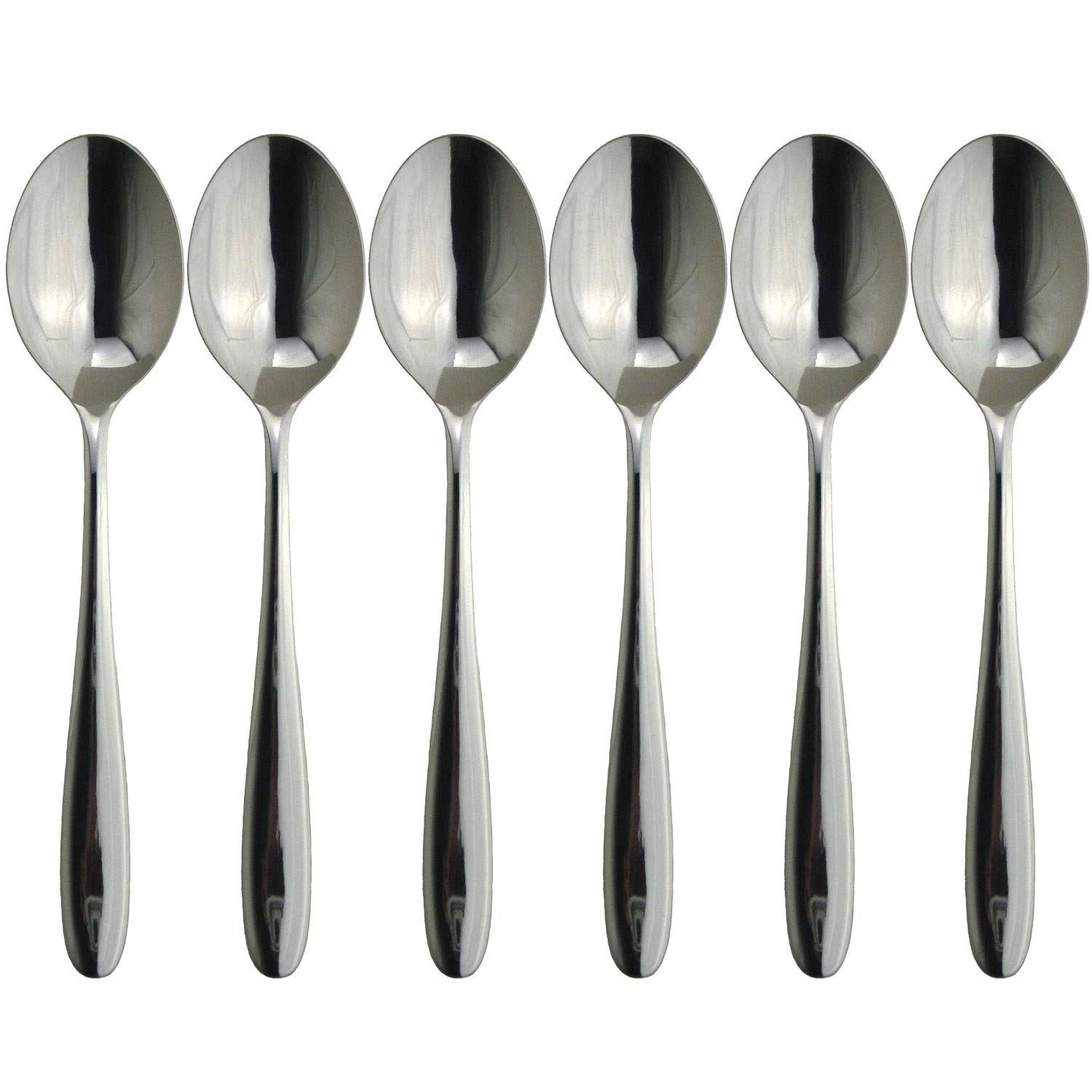 Nagao Stella Stainless Steel Dinner Set of Made in Japan Spoons, 6,
