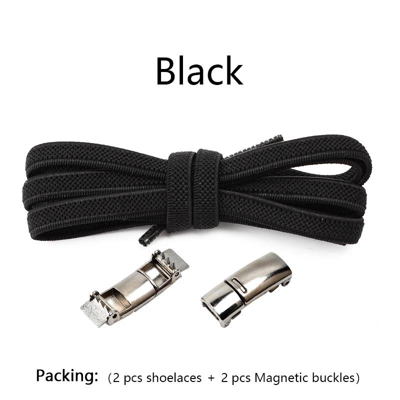 Elastische Schnürsenkel Turnschuhe Schnürsenkel ohne Binden Magnetische Schnürsenkel ohne Binden Kinder Erwachsene 0,6 cm Breite Flache Schnürsenkel Schuhzubehör