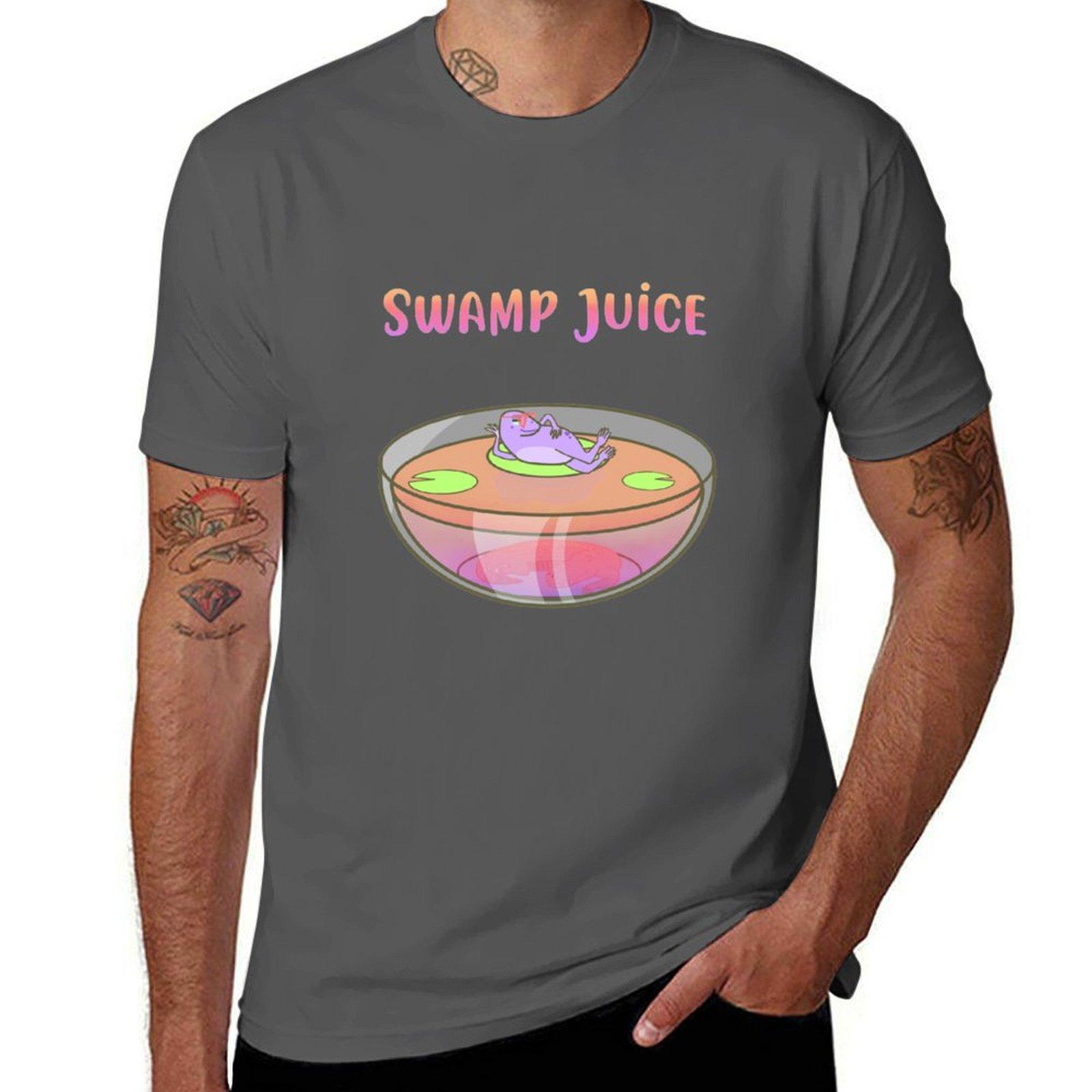 

Swamp Juice T-Shirt anime t shirts oversize black cotton t-shirt plain for man package funny t shirts dark humor T-Shirt 4XL