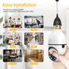 WiFi HD Rotating Light Bulb Camera: Wireless Monitor with Exclusive Hot-Selling Features