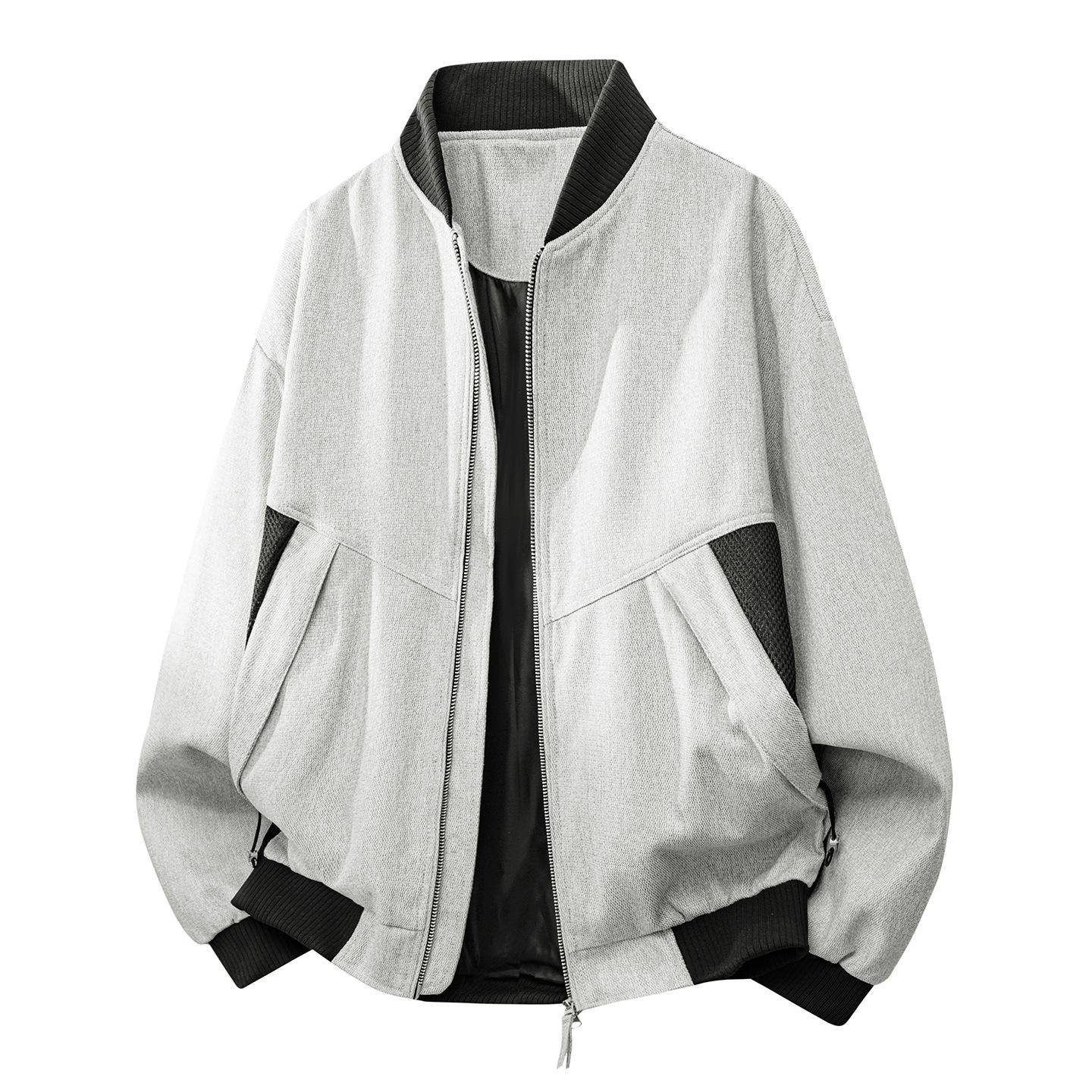 

American Workwear Pilot Jacket Men s Spring and Autumn New High Street Loose Baseball Collar Boys Jacket M