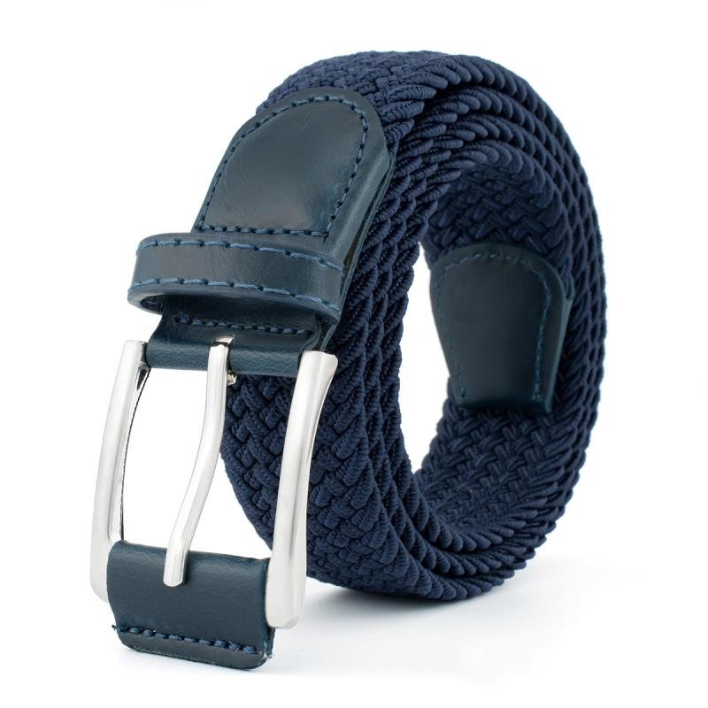 Versatile Denim Belt For Men Women Stretch Woven Braided Belt Junior Casual Jeans Pants Golf Belt Canvas Belt