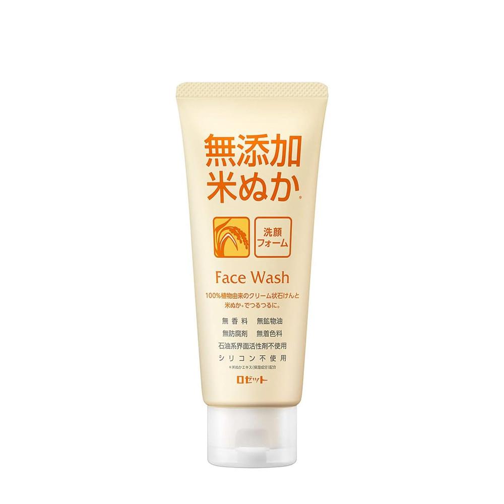 Mousse Nettoyante Visage au Son de Riz Sans Additifs Rosette 140g