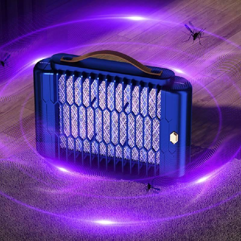 Usb Electric Shock Mosquito Killer Lamp Indoor Fly Trap Wall Repellent Mounted
