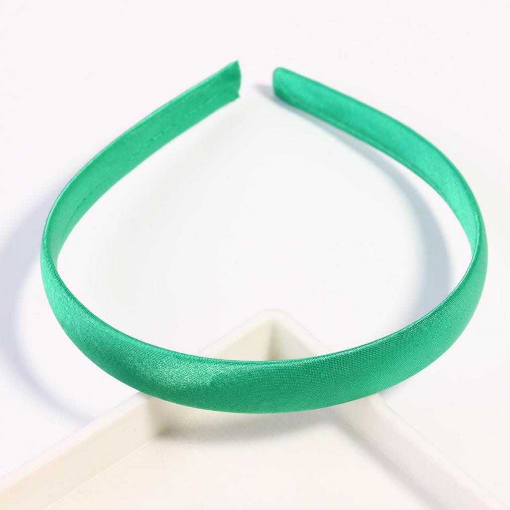 1.5CM Candy Color Satin-Fabric Wrapped Plastic Headband - DIY Hair Accessory