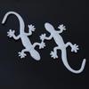 Solid 3D Metal Car Sticker - Gecko Cross Bat - High Quality - Namo Amitabha