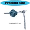 Stylish Handwoven Flower Selfknotted Waistband for Women Seeking Personalizing Retro Fashion Bohemian Waist Rope