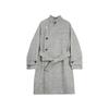 French Old Money Style Stand Collar Casual Versatile Long Sleeve Woolen Overcoat Women Outerwear EF53085