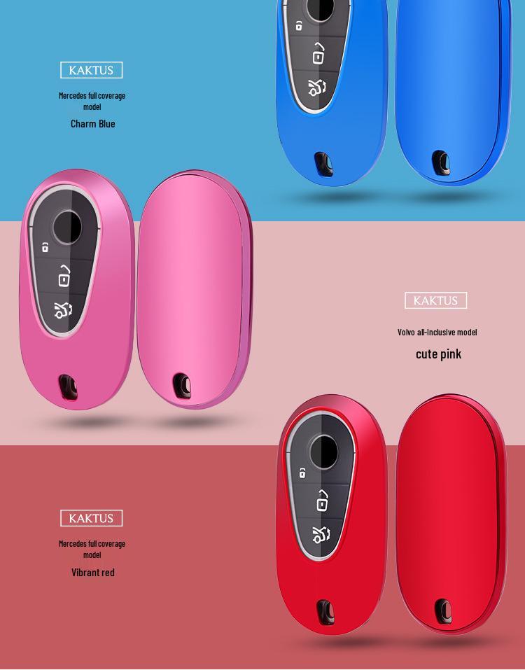 Soft Rubber Key Shell Cover for 2021 Mercedes-Benz S-Class 500L/S450L/S400L