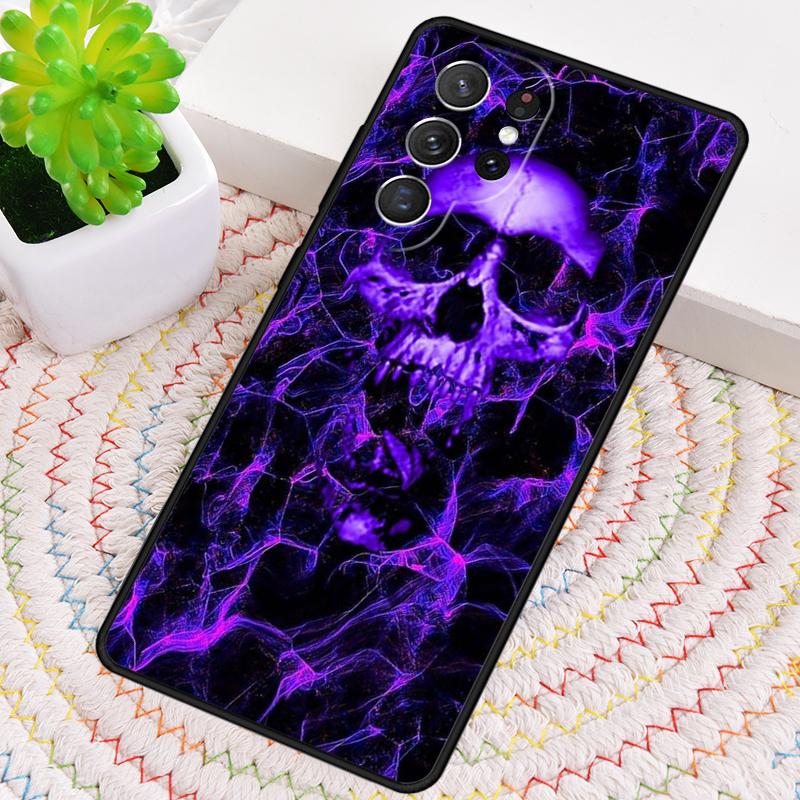 Lightning Bones Silicone Phone Case For Samsung Galaxy Note 10 Pro S26 S25 S24 S23 S22 S21 Plus S25Ultra Capa Cover