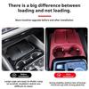 For 24-25 BMW 5 Series I5 G60 Car Central Control Water Cup Pad Silicone Central Storage Box Organizer Tray Interior Accessories