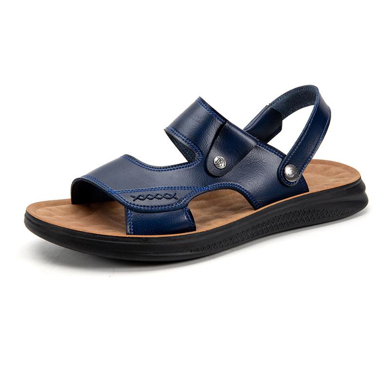 Fashion Classic Summer Men's Sandals New Simple Comfy Slippers Non-slip Wading Shoes Beach Flip-flops Soft-soled Slippers Dual-Purpose