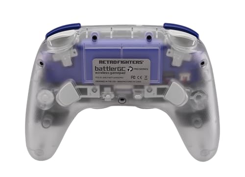 RETRO FIGHTERS BattlerGC Pro Wireless Controller Compatible with Nintendo GameCube Switch Wii and PC Dual Wireless 2.4GHz Bluetooth Hall Effect Sticks
