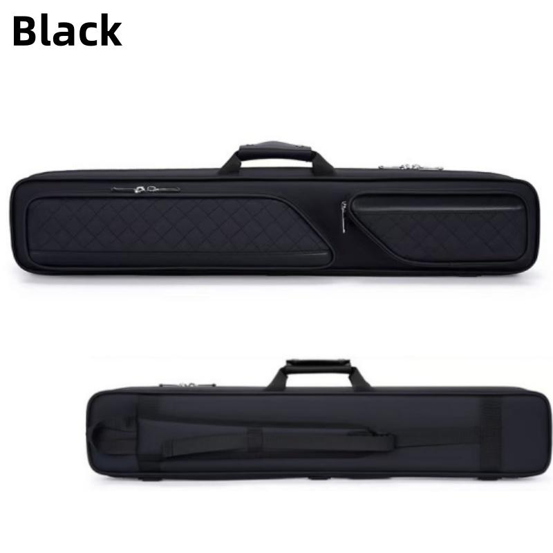 Pool Cue Bag 1 or 2 Cue Capacity Waterproof Oxford Fabric Lightweight Dustproof with Shoulder Strap For Snooker Tournament