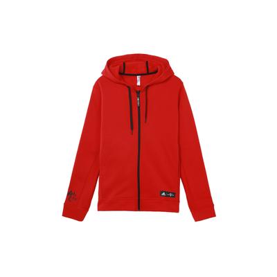 Adidas Rose FZ Športová ležérna mikina s kapucňou Pánska vrchná vrstva Svetlo-karmínová EA3395