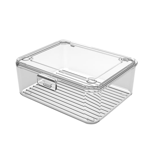 Card Storage Box, Trading Card Storage Box - Trading Card Storage Box Business Card Organizer, Transparent Card Game Card Case, Card Deck Case, Kids P