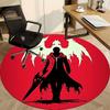 1pc Angel Wings Carpet, Round Non-Slip Durable Large Size Office Carpet, Suitable for Office,yy250908055