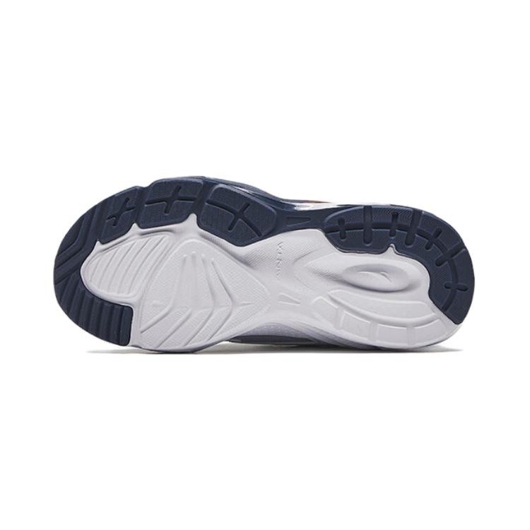 Anta Kids Comfortable Non-Slip Low-Top Running Shoes Kids sneaker Dusty-Blue Anta-White New-Ink-Blue A12439904-2