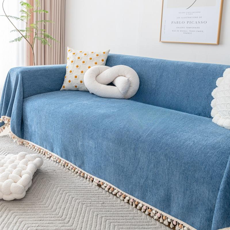Sofa Towel Cover Cloth Sofa Cushion Four Seasons Universal Waterproof Full Cover Sofa Cover Chenille Seat Cushion