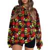 Women's Colorblock Sweatshirt Long Sleeve Round Neck Casual Comfortable Loose Lightweight Women's Sweatshirt
