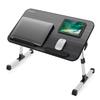NEARPOW Foldable Laptop Table with 4 Assembly and Adjustable Height and Suitable for and Dining Stand/Bed Steps, Ambidextrous, Right-Handed,