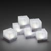 LOGOS Battery-Operated Remote Control Block Light - BA (3 Pieces) 74175030 White (approx.) 8cm W X 8cm D X 8cm H (1 Piece)