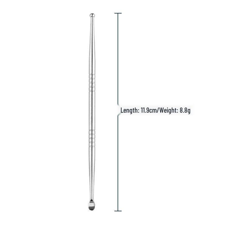 Stainless Steel Double-Headed Spring Ear Cleaner Tool