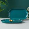 Jingdezhen Nordic Style Ceramic Underglaze Fish Platter
