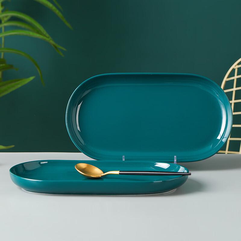 Jingdezhen Nordic Style Ceramic Underglaze Fish Platter