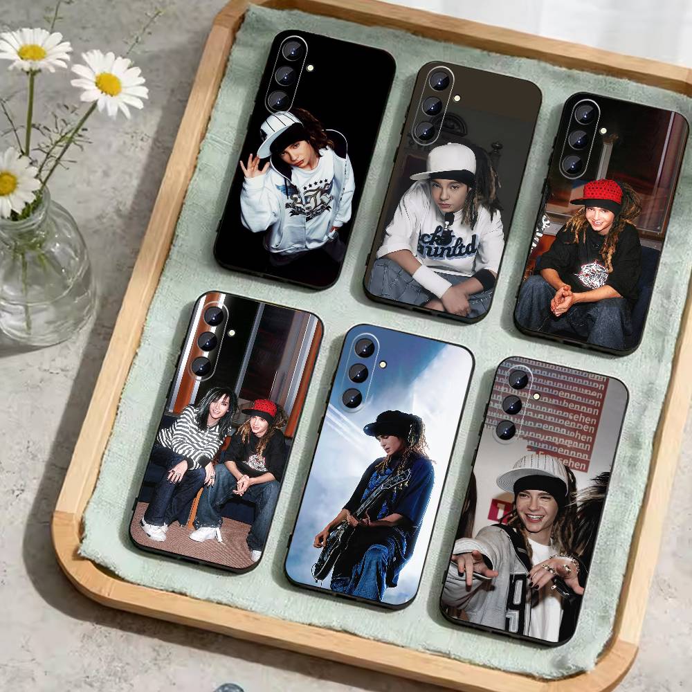 Bill Tom Kaulitz Tokio Hotel Phone Case For Samsung Galaxy A73,21,22,32,71,53,52,51,80,5G Soft Black Cover