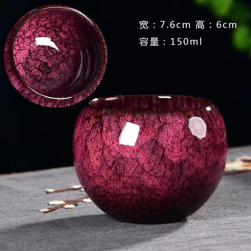 Kiln-Transformed Dragon Egg Dragon-Shaped Non-Slip Ceramic Cup Jian Zhan Warm Hand Cup Kiln-Transformed Large Capacity Master Cu