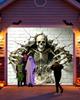 7X8 Ft Hanging Halloween Skeleton Decorations Garage Door Cover Backdrop