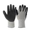 13 Gauge Protective Cut Resistant Level 5 Gloves Wrinkle Latex Coated Anti-cut Gloves for Glass Industry Construction