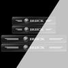 4Pc Car Threshold Protector Transparent Decorative Badge 3D Stickers For Buick Regal Lacrosse Avenir Envision Electra Anthem Cascada Avista Riviera