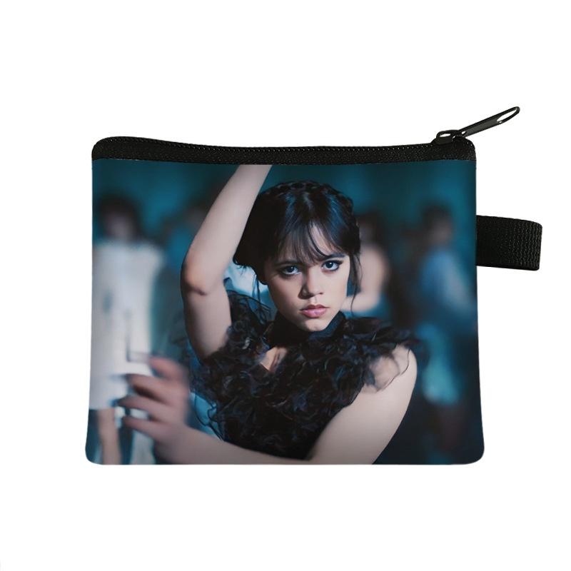 Family Adams The Coin Purse Printed Storage Card Bag Kid Gift Student