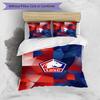LOSC Lille FC Printed 3PCS Bedding Set Breathable Duvet Cover with Pillowcases Decorative Bed Linen for Bedroom Home