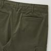 UNIQLO Solid Color Button Multi-Pocket Straight Leg Casual Pants Men bottoms Dark-Olive 441810-57